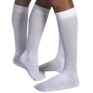 BSN 110052 - JOBST ActiveWear Knee-High Extra Firm Compression Socks Medium, White